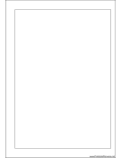 A5 Organizer Blank Page - Right