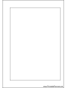 A6 Organizer Blank Page - Right