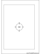 A6 Organizer Chronotebook Morning - Left