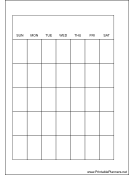 A6 Organizer Monthly Planner-Month On A Page - Left