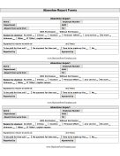 Absentee Report Form