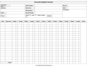 Accounts Payable Invoice