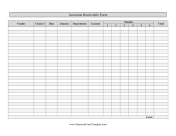 Accounts Receivable Form