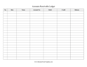 Accounts Receivable Ledger