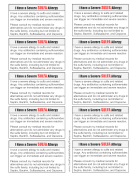 Allergy Card Sulfa