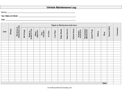 Auto Maintenance Log