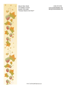 Autumn Stationery stationery design