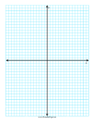 Printable Axis Graph Paper 0.25 Inch