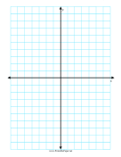 Printable Axis Graph Paper 0.5 Inch