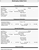 Bankruptcy Intake Form