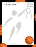 Basketball Letterhead