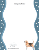 Beagle stationery design