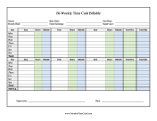 Bi-Weekly Time Card Billable