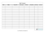 Bid Tracker Template