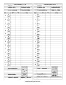 Biweekly Time Card with AM PM