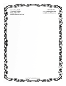 Black And White Sketch Stationery stationery design