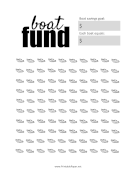 Printable Boat Fund