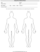 Body Pain Indicator Chart