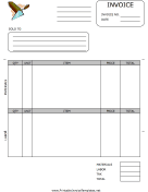 Bricklayer Invoice Template