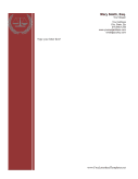 Legal Business Letterhead