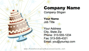 Sparkly Cake stationery design