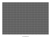 Printable Calendar - 1 Year by Days - 250 Divisions with Index Lines - Landscape