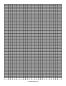 Printable Calendar - 27 Weeks by 5 Days Stock Market Tracker - 25 Points Eighth-Point per Division