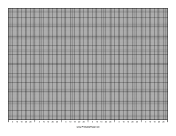 Printable Calendar - 6 Months by Days - 120 Divisions with Index Lines - Landscape