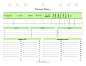 Camping Planner