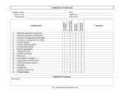 Candidate Evaluation