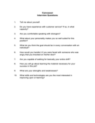 Canvasser Interview Questions