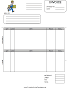 Carpenter Invoice Template