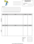 Carpet Installation Invoice Template