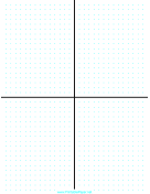 Printable Cartesian Grid - dots