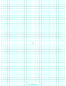 Printable Cartesian Graph - lines