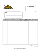 Catering Invoice Template