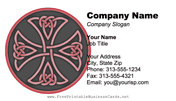 Celtic Cross Red stationery design