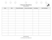 Character Breakdown