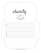 Charity Cash Envelope