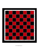 Printable Checkerboard