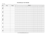 Chemotherapy Schedule