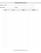 Child Growth Chart