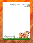 Chow Chow stationery design