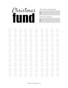 Printable Christmas Fund