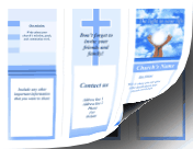 Printable Church Brochure-Trifold