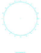 Printable Circular Percentage - 5 inch