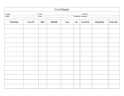 Civil Docket