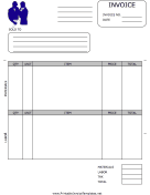 Civil Engineer Invoice Template