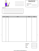 Cleaning Services Invoice Template