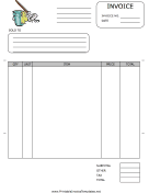 Cleanup Invoice Template